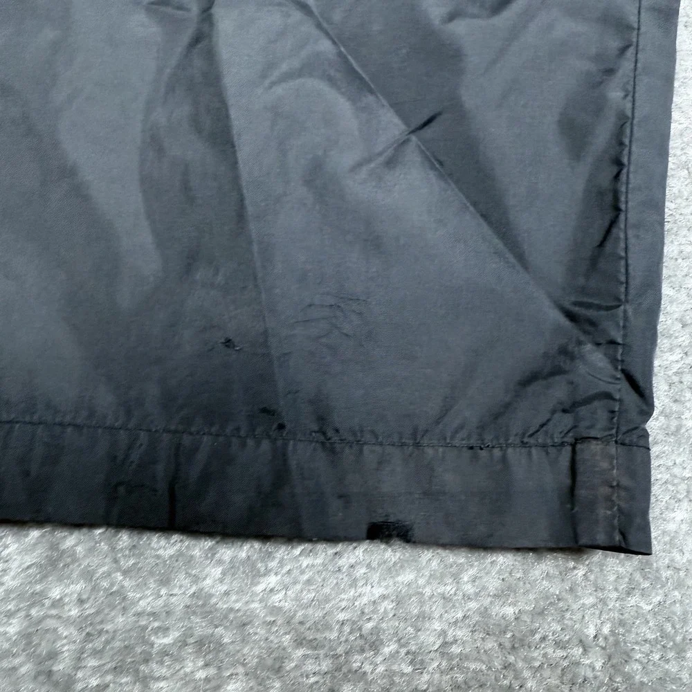 Vintage‎ Adidas Parachute Track Pants Men's  XL Black Ankle Zip Y2K 90s